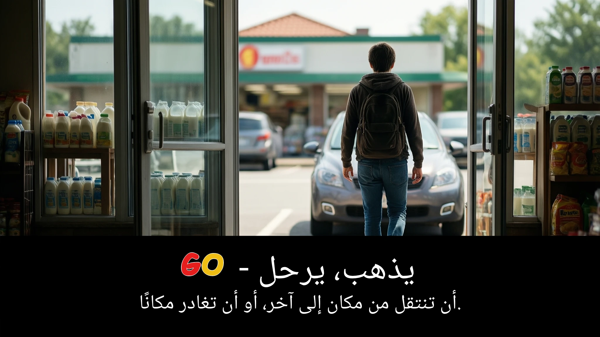 Arabic Illustration for go